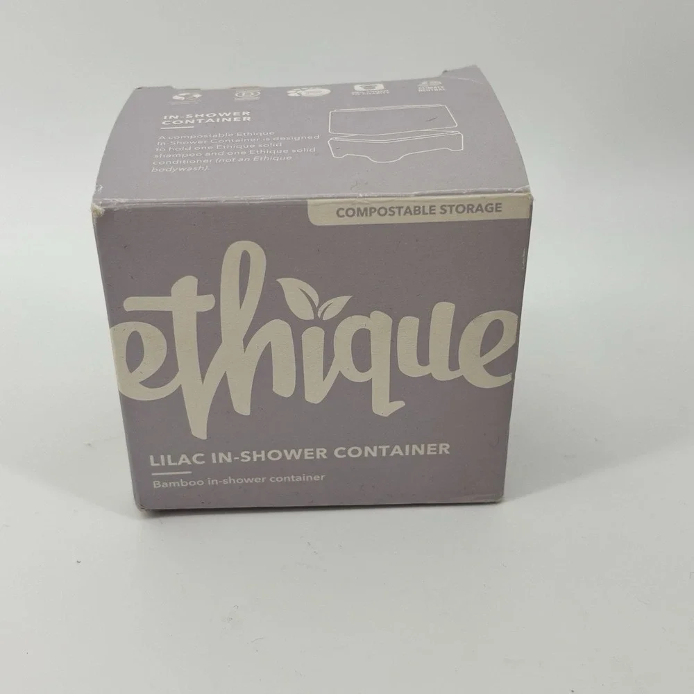 Ethique Purple Lavender Bamboo - Lilac In-Shower Storage Container 1 ea